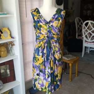 Gorgeous Colorful Dress.  Adrianna Papell